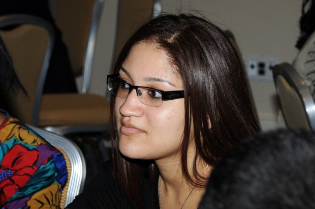 Student listens