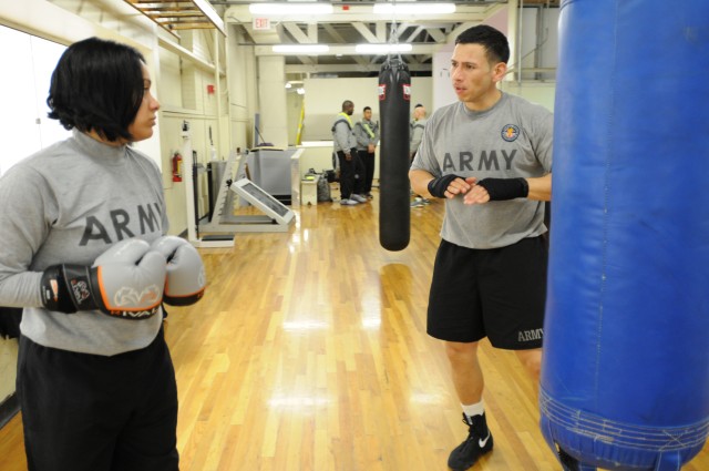 Air Defense Soldiers train for upcoming boxing tournament 1