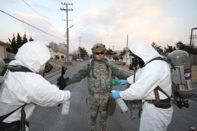 Area I holds anti-terror drill
