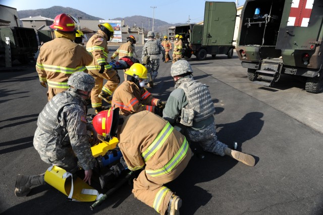 Area I holds anti-terror drill