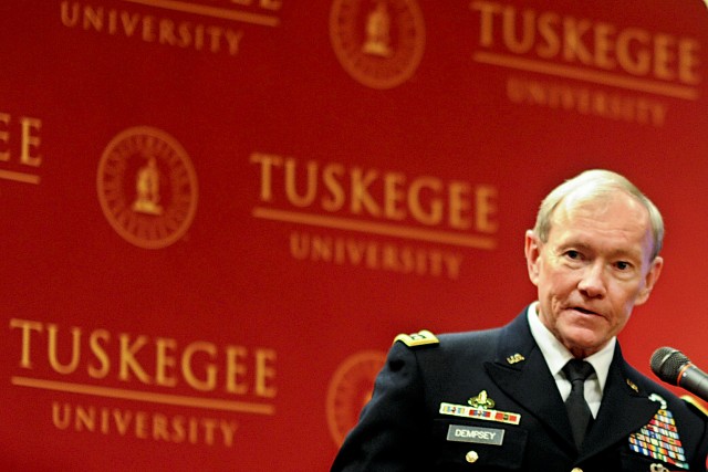 Dempsey speaks at Tuskegee University