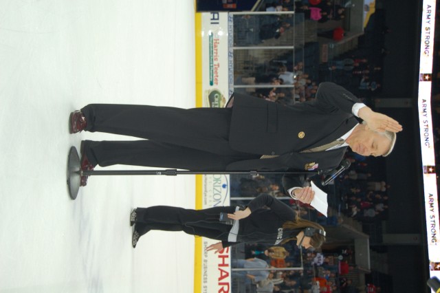 Charlotte Checkers Future Soldier Swear-in