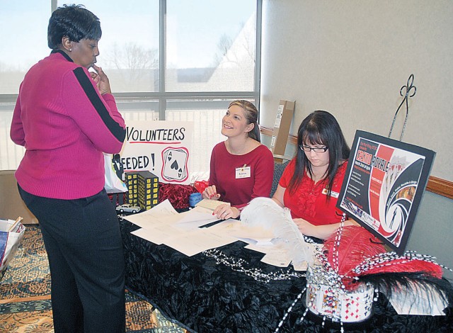 Officers' wives 'go red' to support heart health awareness