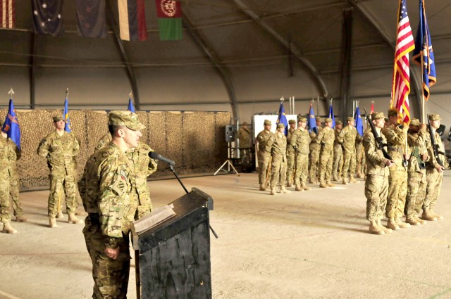1st Battalion, 2nd Aviation Regiment, 25th Combat Aviation Brigade Transfer of Authority