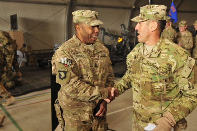 1st Battalion, 2nd Aviation Regiment, 25th Combat Aviation Brigade Transfer of Authority