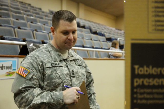 HHC 412th TEC Soldiers judge local science fair