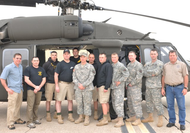 Active Duty Dives into Black Hawks