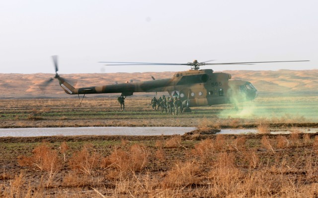 Afghan Soldiers Deploy
