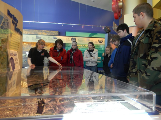 Corps of Engineers employee teaches STEM students about river engineering