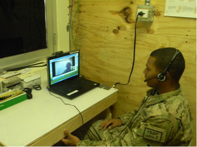 Telebehavioral health consultations in Afghanistan