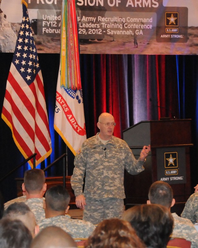 GEN Cone speaks at USAREC conference