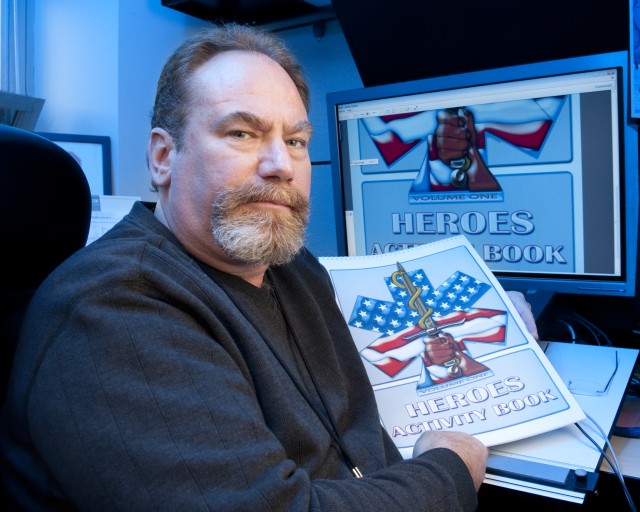 Natick workers continue activity book for 'heroes'