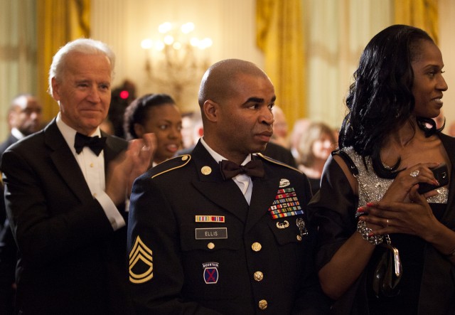 A Soldier attends "A Nation's Gratitude Dinner" 