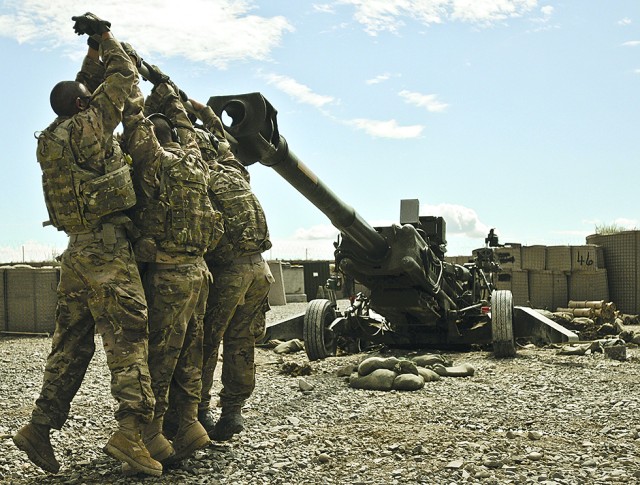 Dislodging the M777 155mm howitzer