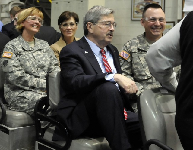 Rock Island Arsenal leadership hosts Iowa governor