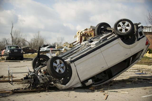 Indiana National Guard responds to tornado destruction