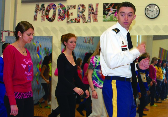 Recruiter's Fancy Footwork Opens Doors to School