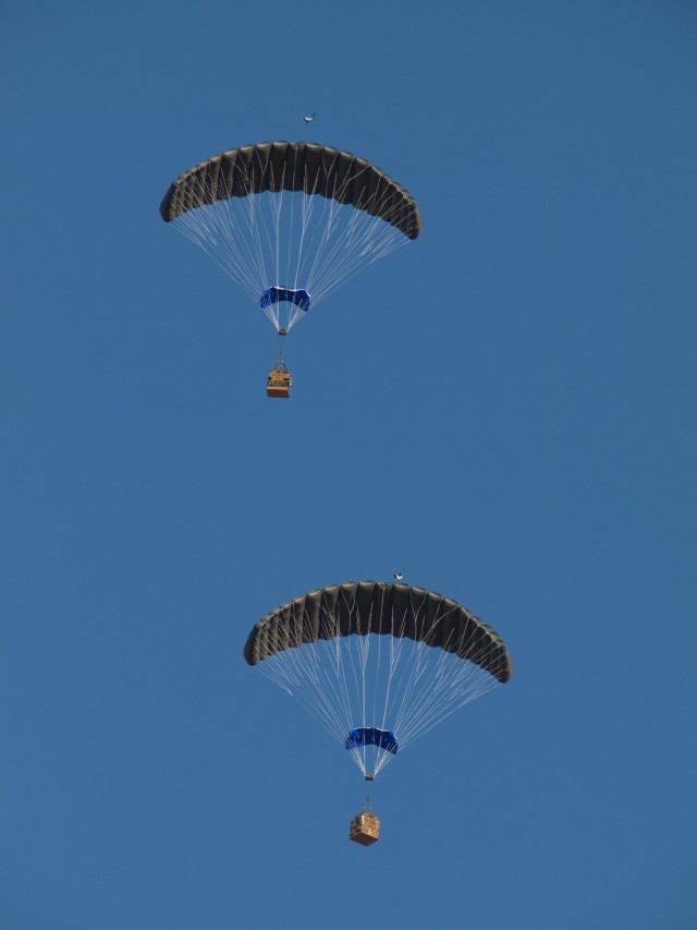 Soldiers in Afghanistan rely on airdrop for logistical support