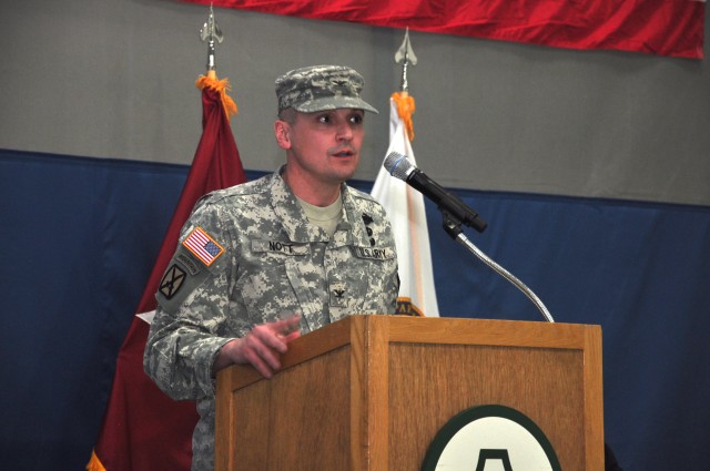 Col. Steven W. Nott assumes command at Fort McCoy, Wis.