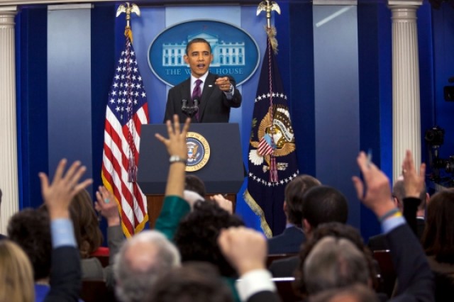 President Obama discusses housing settlement