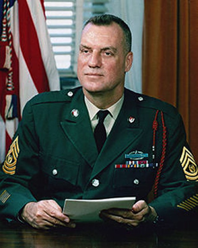 Sgt. Major of the Army William O. Wooldridge