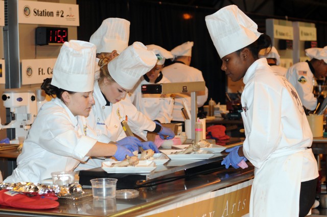 Chefs bring elegance, teamwork to Army's largest culinary competition