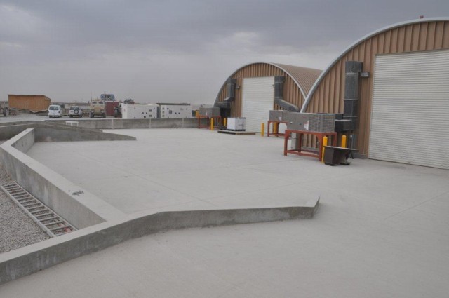 Flood mitigation project at Kandahar Airfield