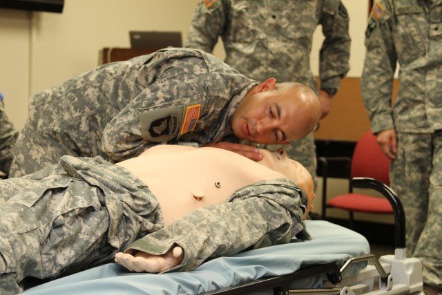 Tripler Army Medical Center's 68W sustainment program brings real combat experience to students