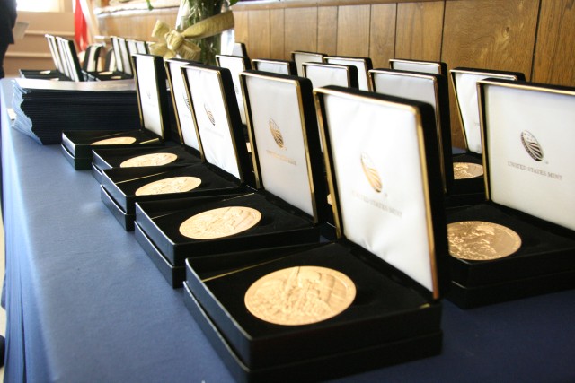 Nisei presented Gold Medals for WWII service