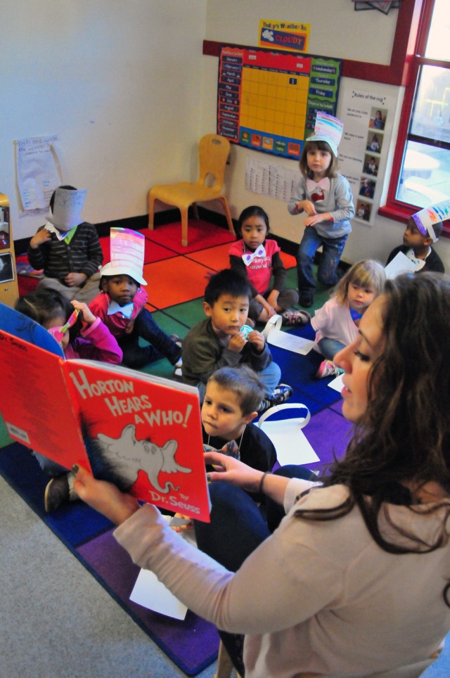 Monterey military children celebrate Seuss