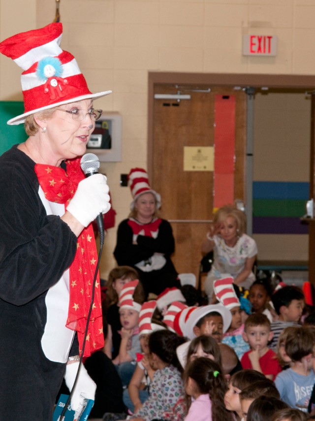 Students at Fort Bragg elementary schools celebrate Dr. Seuss' birthday