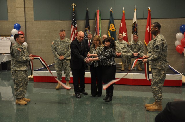 ASCC ribbon falls to the ground to raise Soldier support