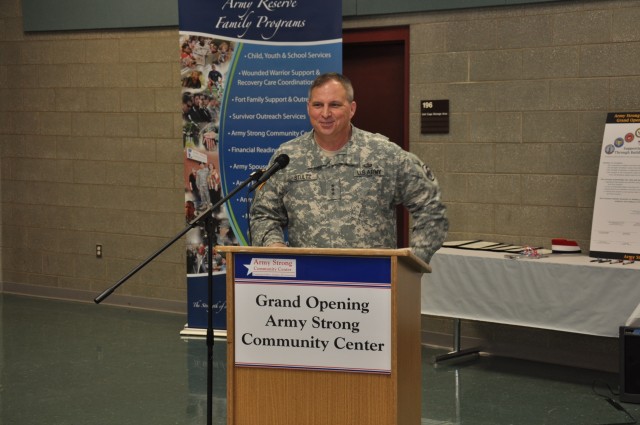 Stultz describes the genesis of the Army Strong Community Center
