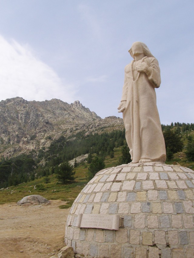 The statue