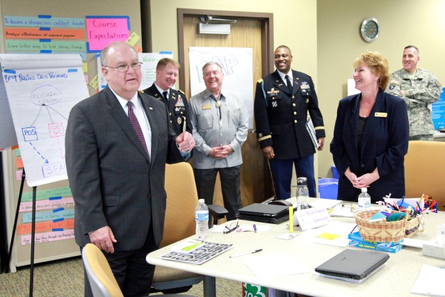 Under Secretary of the Army Joseph Westphal visits Installation Management Command