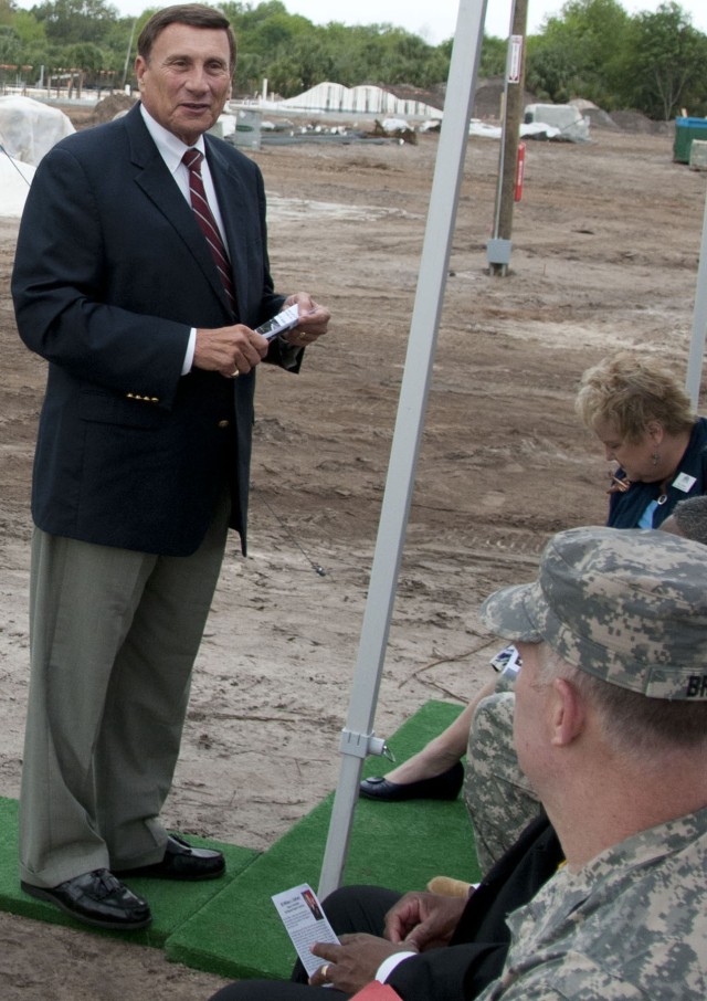 Sanford Army Reserve Center holds groundbreaking