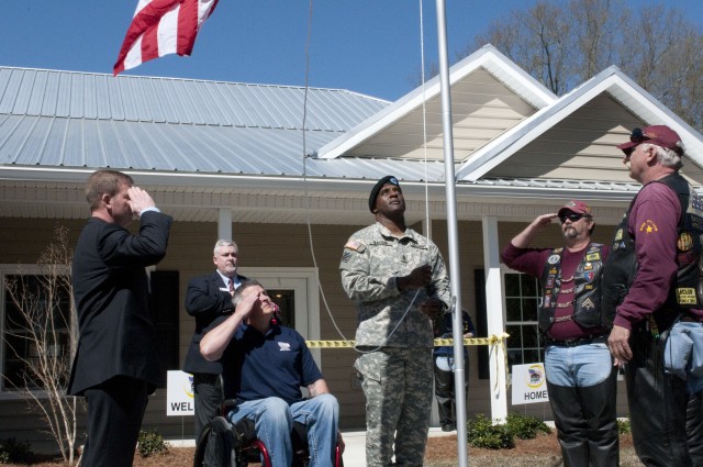 Wounded warrior receives new home