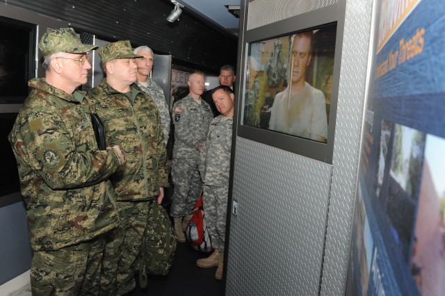 Croatian Land Forces visit JMTC