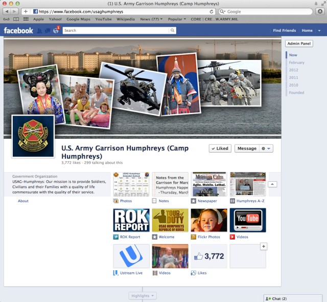 USAG-Humphreys Facebook Fan Page