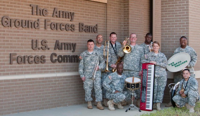 Army's Brass Brigade rocks California