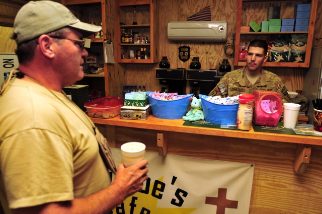 First Cup Offers CAB Soldiers Morale Boost