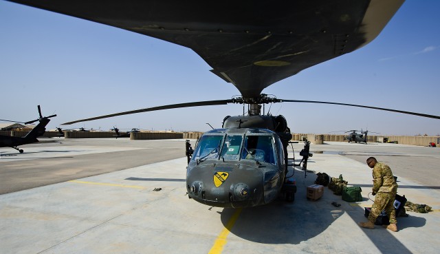 Air Cav over the skies of northern Afghanistan