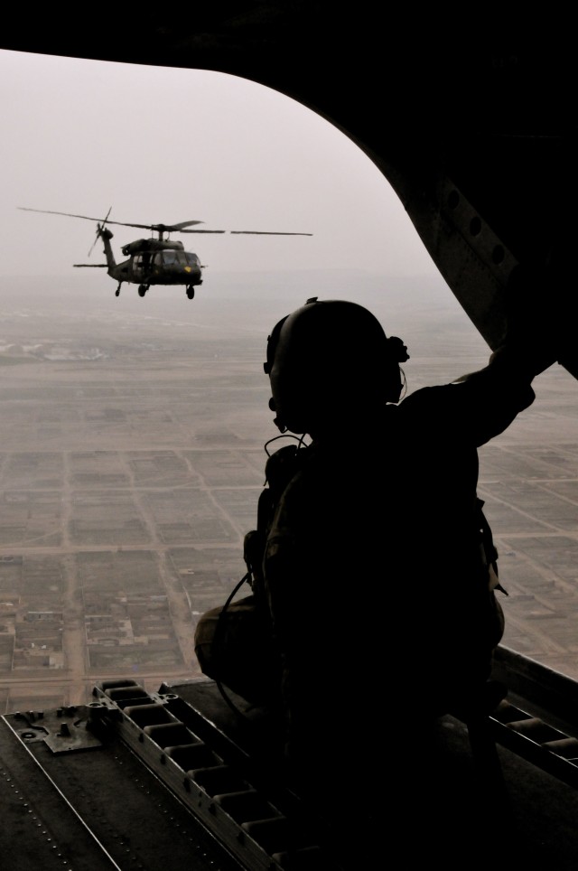 Air Cav over the skies of northern Afghanistan