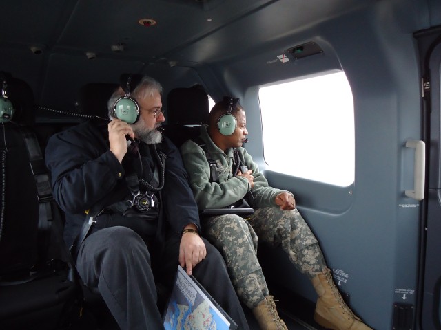 CECOM Commander on travel for command tour