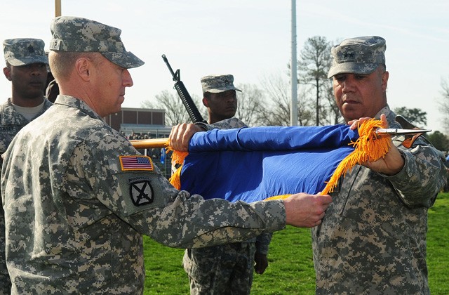 128th Avn. Bde. activates, USAALS inactivates