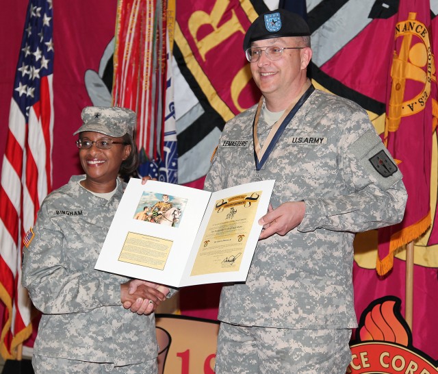 Inducting OD Chief into Order of St. Martin