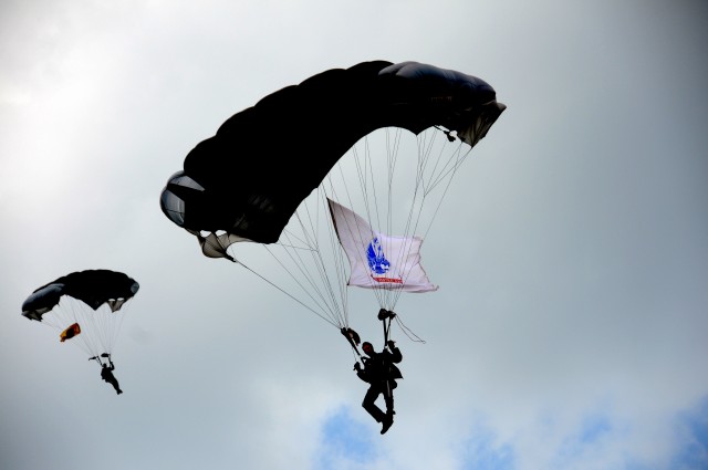 Two Silver Wings perform