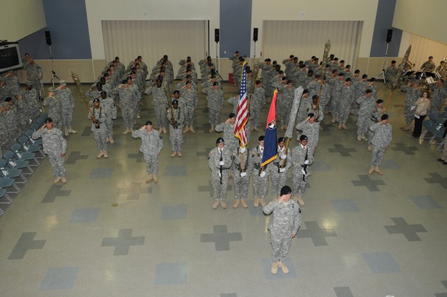 159th uncases colors after OEF 11-12