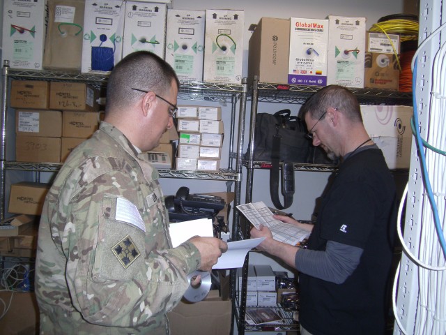 Systems program transfer at Craig Joint-Theater Hospital, Afghanistan