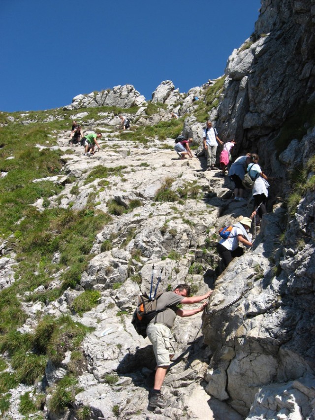 The Giewont summit 